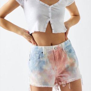 PacSun Festival Shorts Tie-Dye Multicolored Size 25